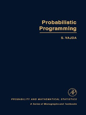 cover image of Probabilistic Programming